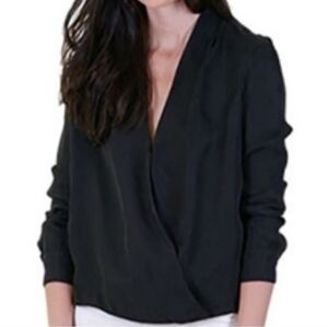 BLAQUE LABELLong Sleeve Blouse in Wrap Optics Size Small